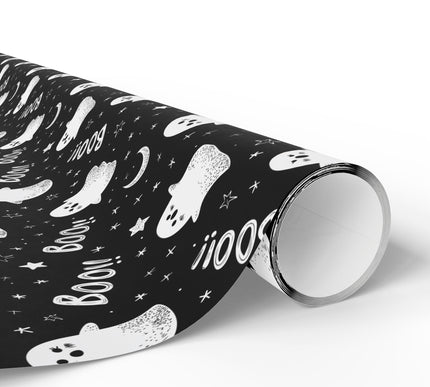 BooCharm – Cute Ghost Halloween Wrapping Paper