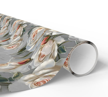 Ethereal Petals - Luxurious Bloom Wrapping Paper