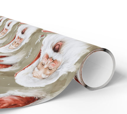 Jingle Joy - Vintage Santa Wrapping Paper