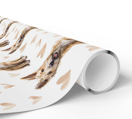 Rustleaf Joy – Berger Picard watercolor hearts wrapping paper