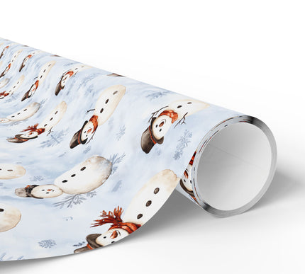 SnowGlee – Happy Snowmen Wrapping Paper