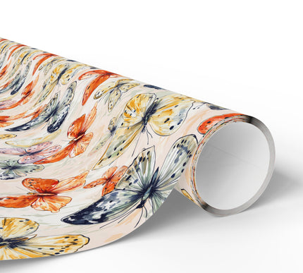 Wingwhirl - Artistic Butterfly Wrapping Paper