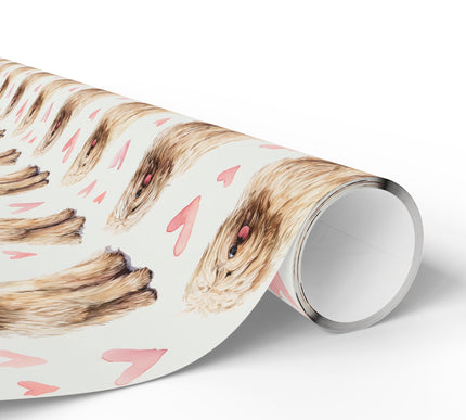 IvoryTassel – Komondor Love Pattern wrapping paper