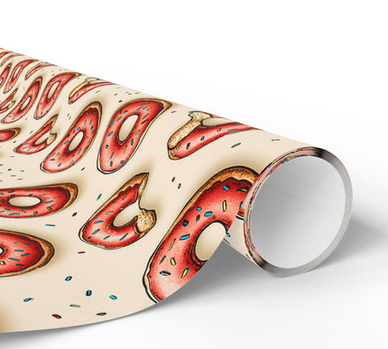 Crumbbliss – Bitten Donuts & Sprinkles Party Wrapping Paper
