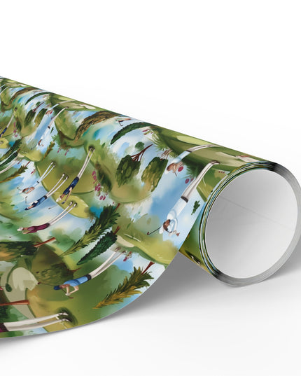 Greenglance – Scenic Golf Course with Players Wrapping Paper