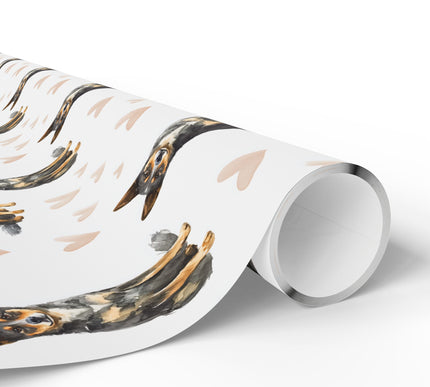 Hearthwink – Lancashire Heeler Love Pattern wrapping paper