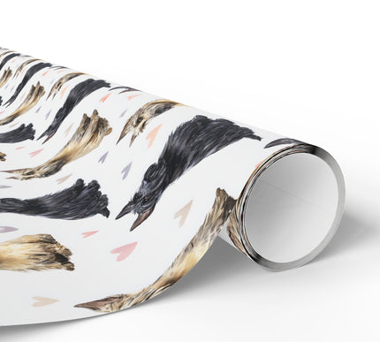 Heatherlove Charm – Scottish Terrier love wrapping paper