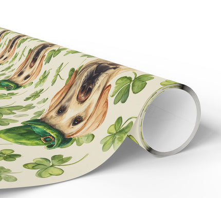 Luckyfield Retriever - Labrador Retriever St. Patrick’s Day Clover wrapping