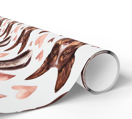 Emberwhisk Heart – Australian Kelpie wrapping paper