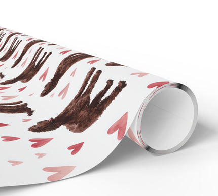 CocoaTide – Irish Water Spaniel Love Pattern wrapping paper